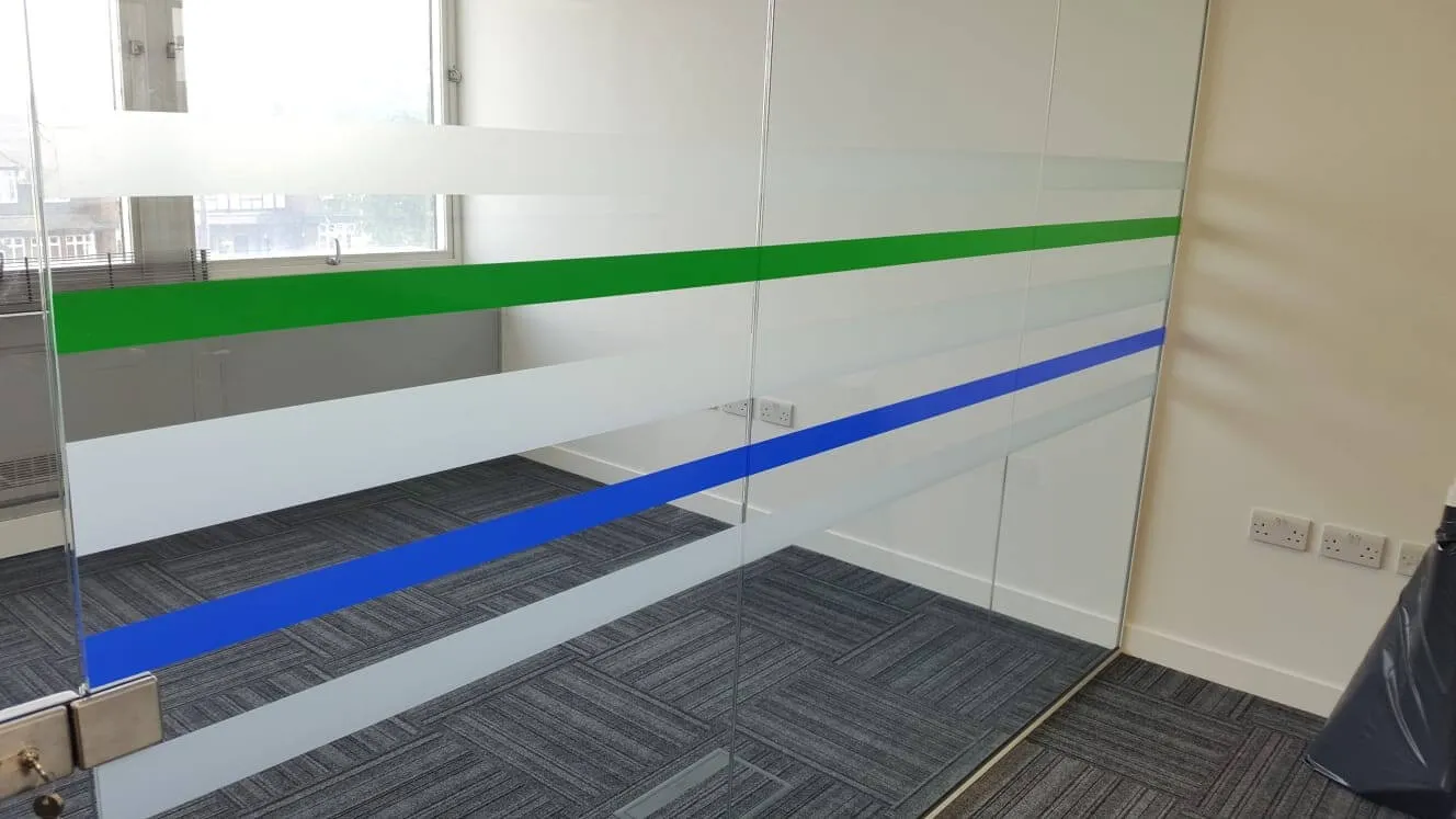 Designer Manifestation on office glass partitions
